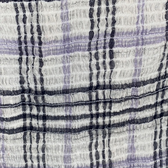 INC Smocked Plaid Blouse - Picture 6 of 9